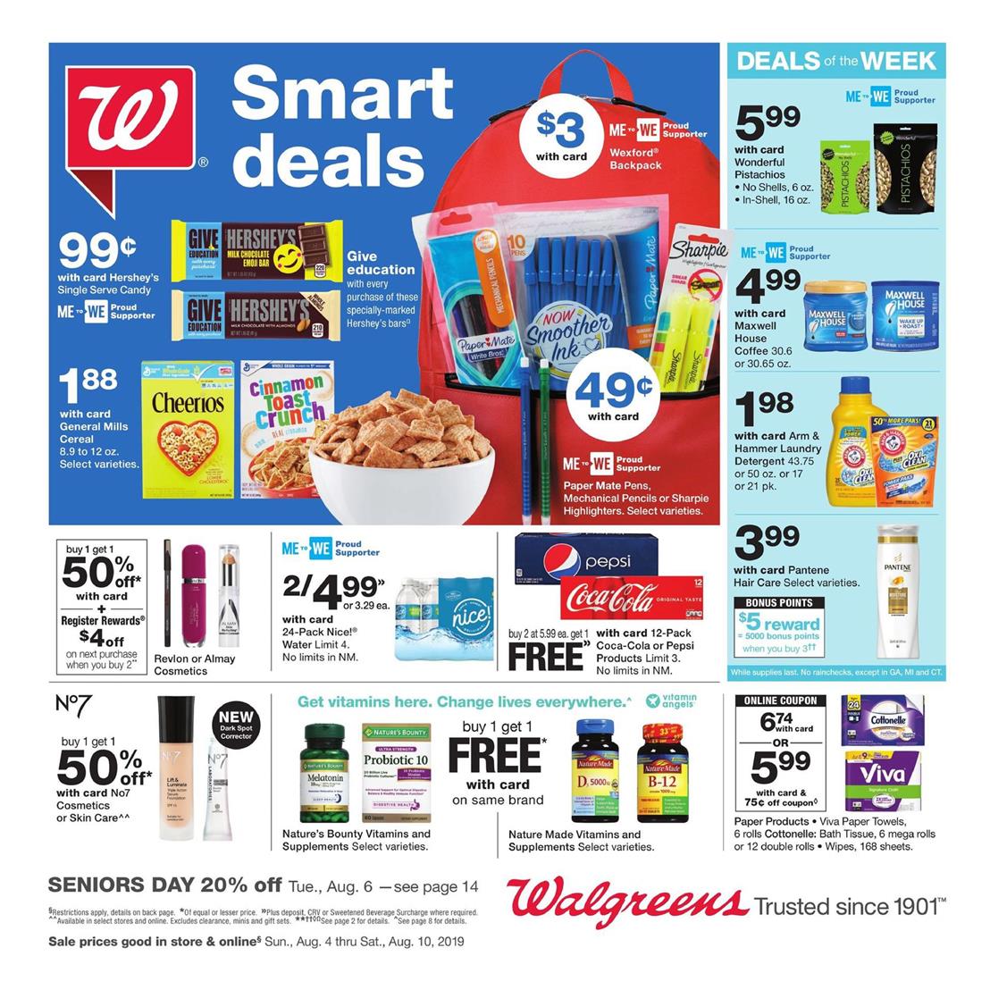 Walgreens Weekly Ad Aug 4 - 10, 2019 - WeeklyAds2