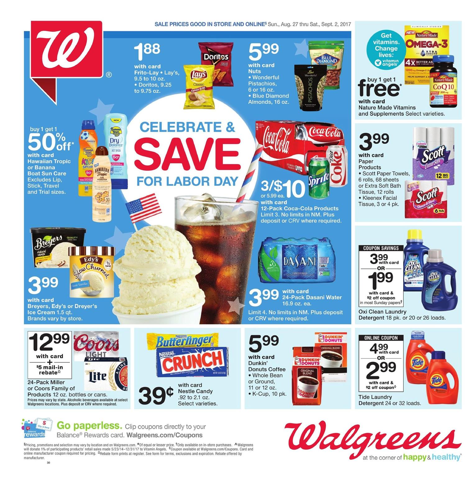 Walgreens Weekly Ad August 27 - September 2 2017 | WeeklyAds2