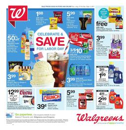 Walgreens Weekly Ad August 27 - September 2 2017