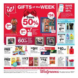 Walgreens Weekly Ad Dec 15 - 21, 2019