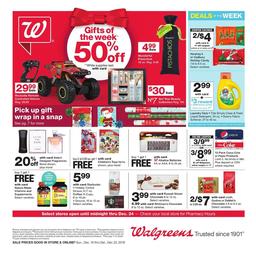 Walgreens Weekly Ad Dec 16 - 22, 2018
