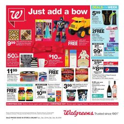 Walgreens Weekly Ad Dec 23 - 29, 2018