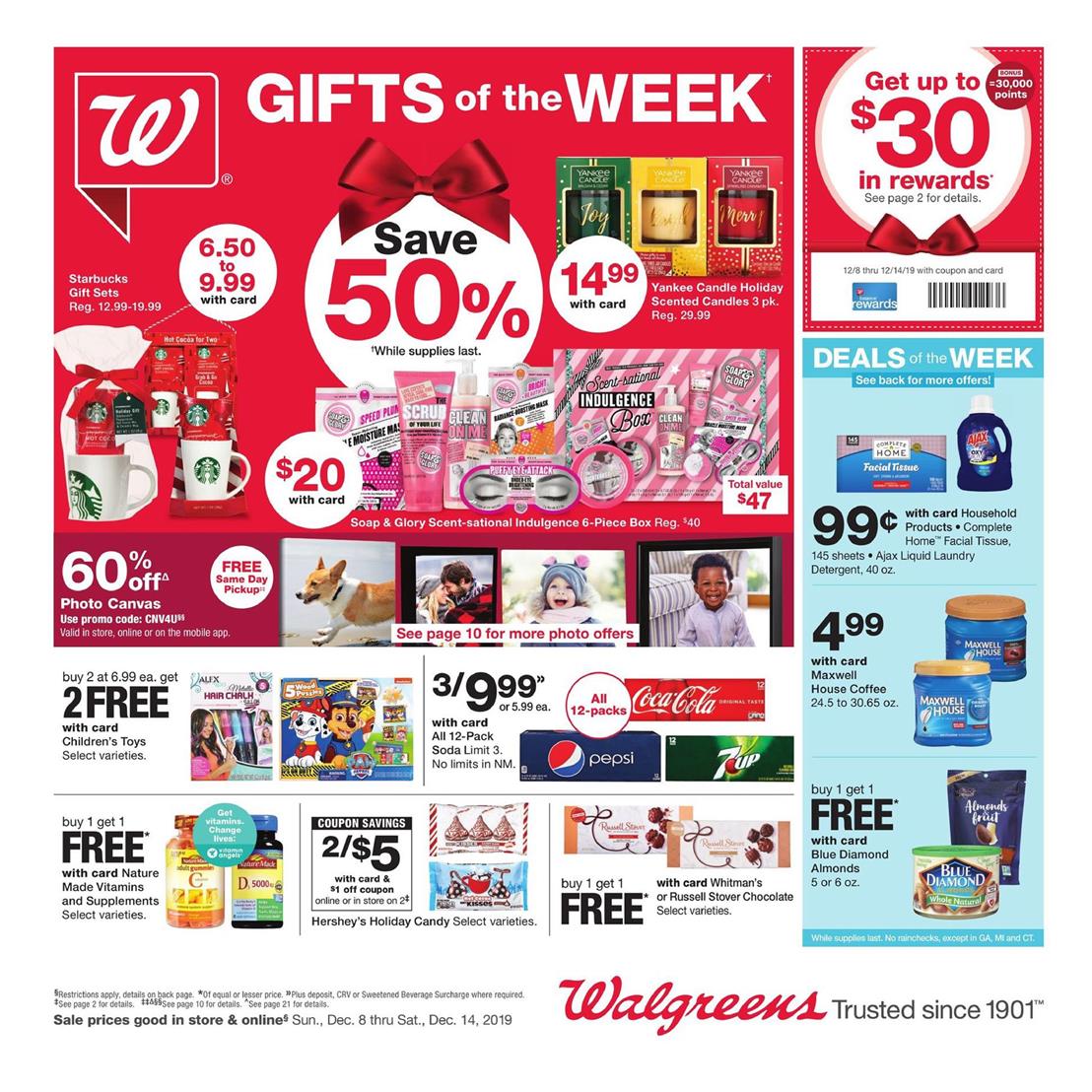 Walgreens Weekly Ad Dec 8 - 14, 2019 | WeeklyAds2