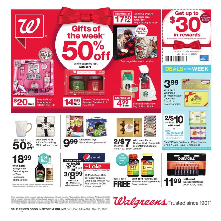 Walgreens Weekly Ad Dec 9 - 15, 2018 - WeeklyAds2