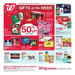 Walgreens Weekly Ad December 10 - 16, 2017