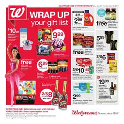 Walgreens Weekly Ad December 24 - 30, 2017