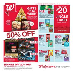 Walgreens Weekly Ad Dec 3–9, 2017