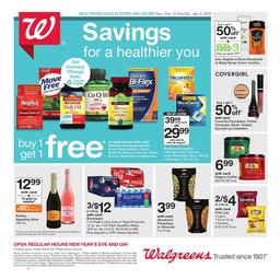 Walgreens Weekly Ad Dec 31 17 - Jan 6 18