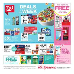 Walgreens Weekly Ad Feb 16 - 22, 2020