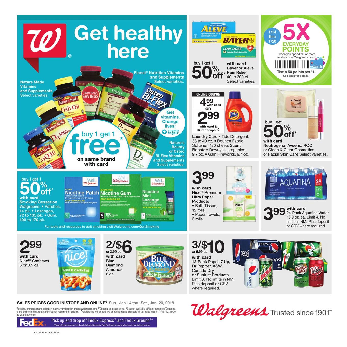 Walgreens Weekly Ad January 14 - 20, 2018 - WeeklyAds2