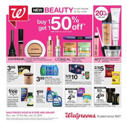 Walgreens Weekly Ad January 21 - 27, 2018