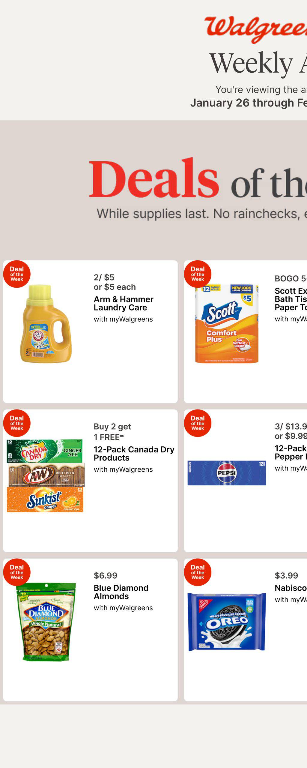 Walgreens Weekly Ad January 26 - February 1, 2025 | WeeklyAds2