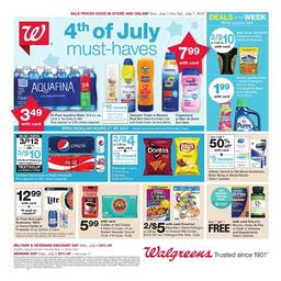 Walgreens Weekly Ad Jul 1–7, 2018