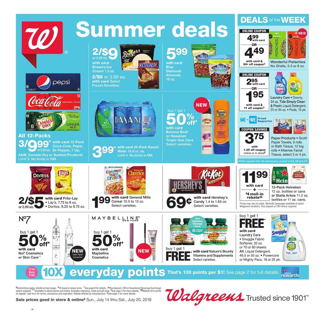 Walgreens Weekly Ad Jul 14 - 20, 2019 - WeeklyAds2