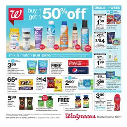 Walgreens Weekly Ad Jul 21–27, 2019