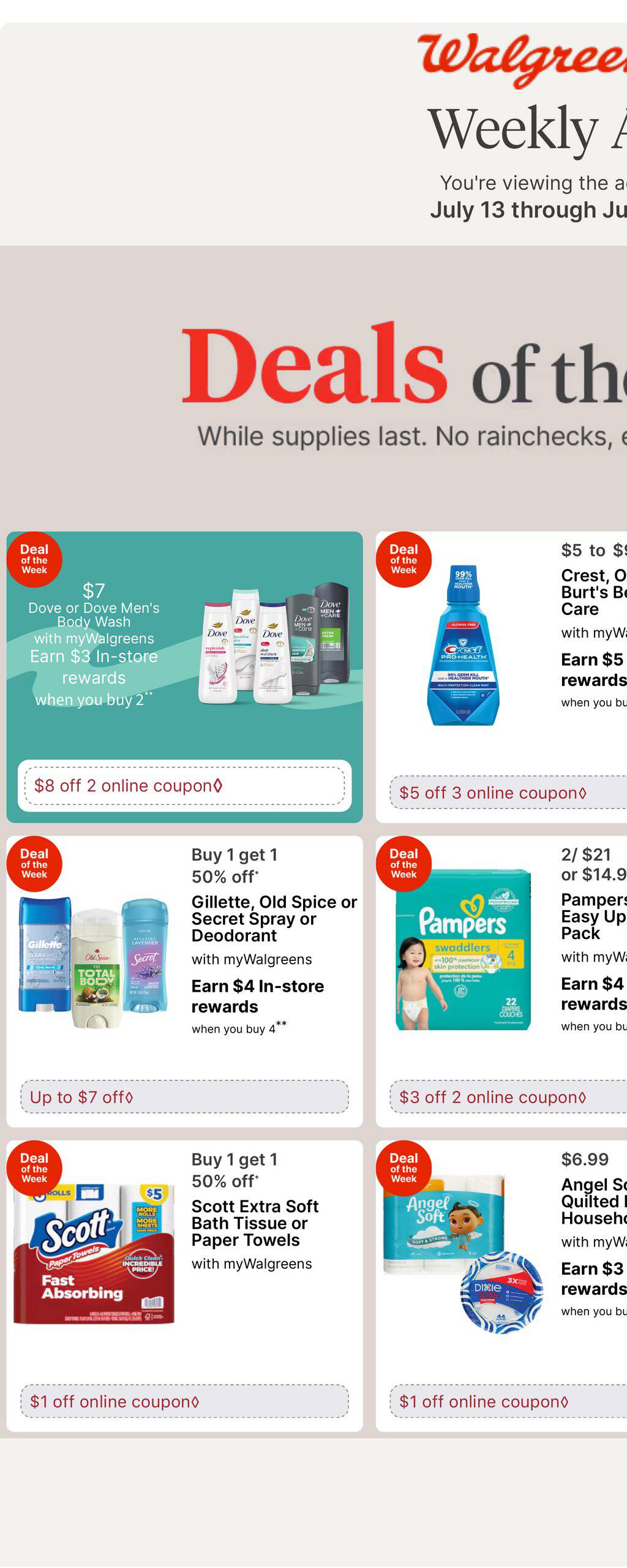 Walgreens Weekly Ad July 13 - 19, 2025 | WeeklyAds2