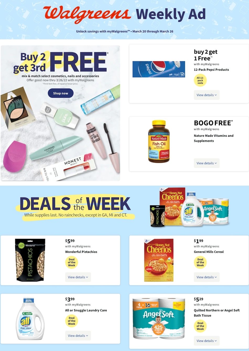 Walgreens Weekly Ad Mar 20 - 26, 2022 | WeeklyAds2