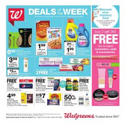 Walgreens Weekly Ad Mar 22–28, 2020