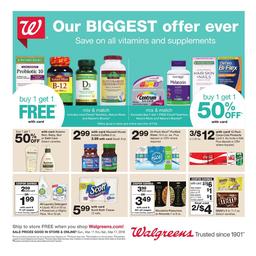 Walgreens Weekly Ad March 11–17, 2018