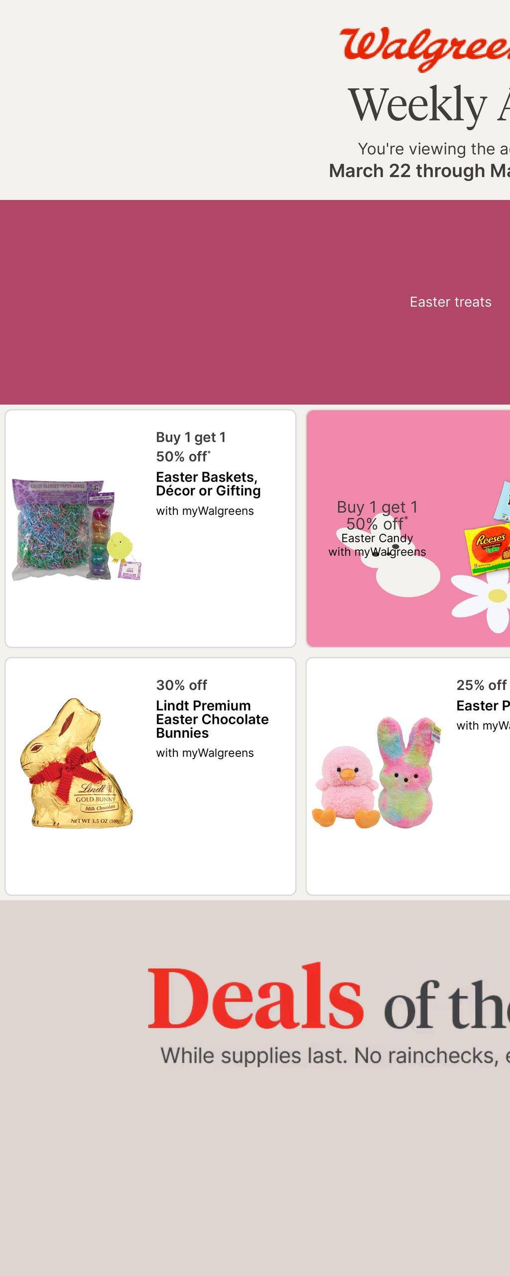 Walgreens Weekly Ad March 22 - 28, 2026