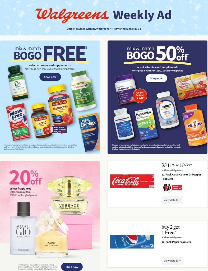 Walgreens Weekly Ad May 8 14, 2022 WeeklyAds2