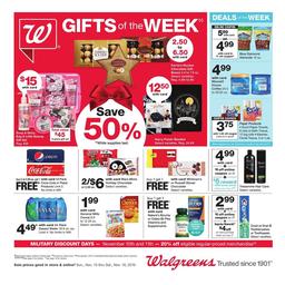 Walgreens Weekly Ad Nov 10 - 16, 2019
