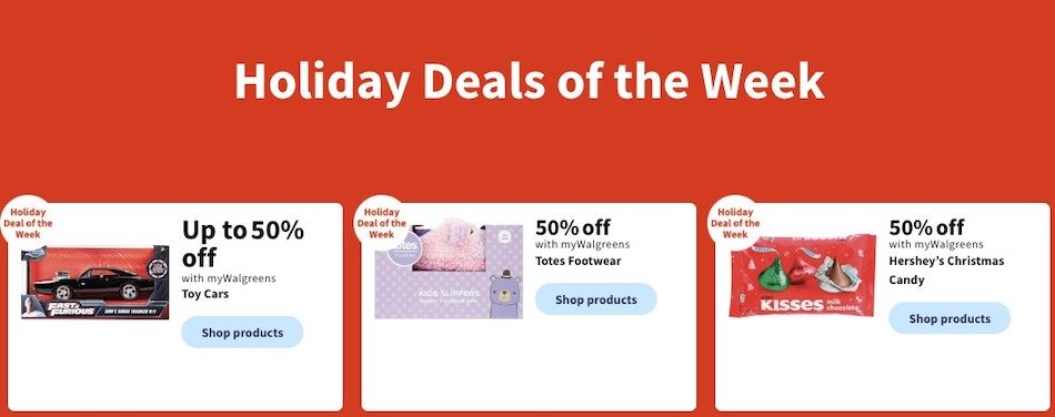 Walgreens Weekly Ad Holiday Nov 19 - 25, 2023 page 1
