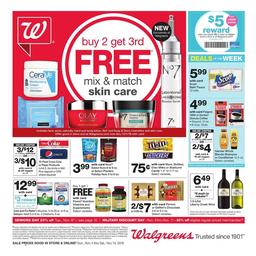 Walgreens Weekly Ad Nov 4–10, 2018