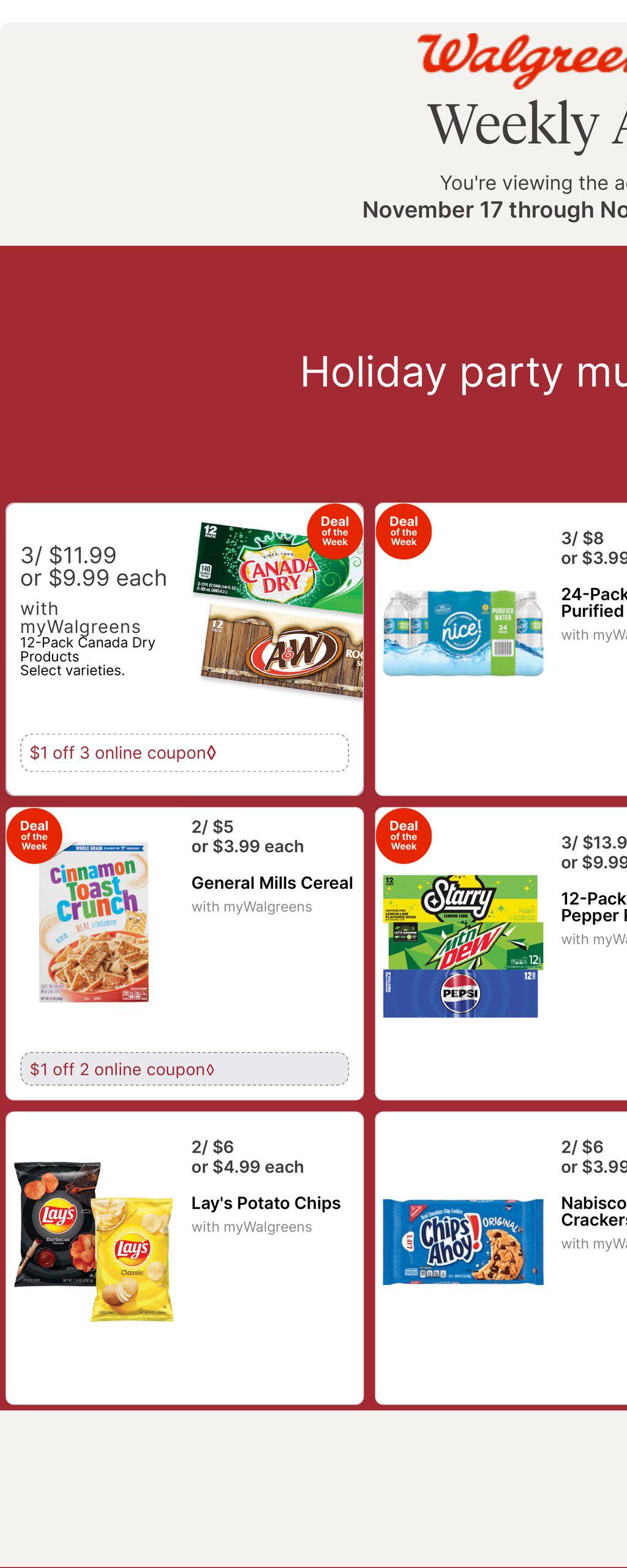 Walgreens Weekly Ad November 17 - 23, 2024 | WeeklyAds2
