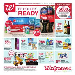 Walgreens Weekly Ad November 19 - 25, 2017