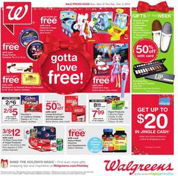 Walgreens Weekly Ad Nov 27 - Dec 3 2016