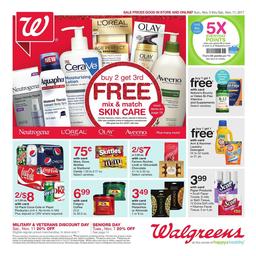Walgreens Weekly Ad November 5–11, 2017