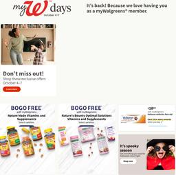 Walgreens Weekly Ad Oct 1–7, 2023