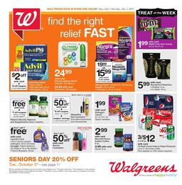 Walgreens Weekly Ad Oct 1 - 7 2017
