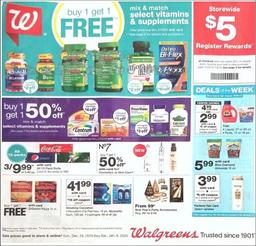 Walgreens Weekly Ad Preview Dec 29 2019 - Jan 4, 2020