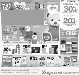 Walgreens Weekly Ad Preview Feb 2 - 8, 2020