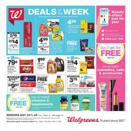 Walgreens Weekly Ad Sep 1 - 7, 2019