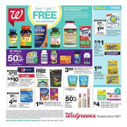 Walgreens Weekly Ad Sep 23–29, 2018