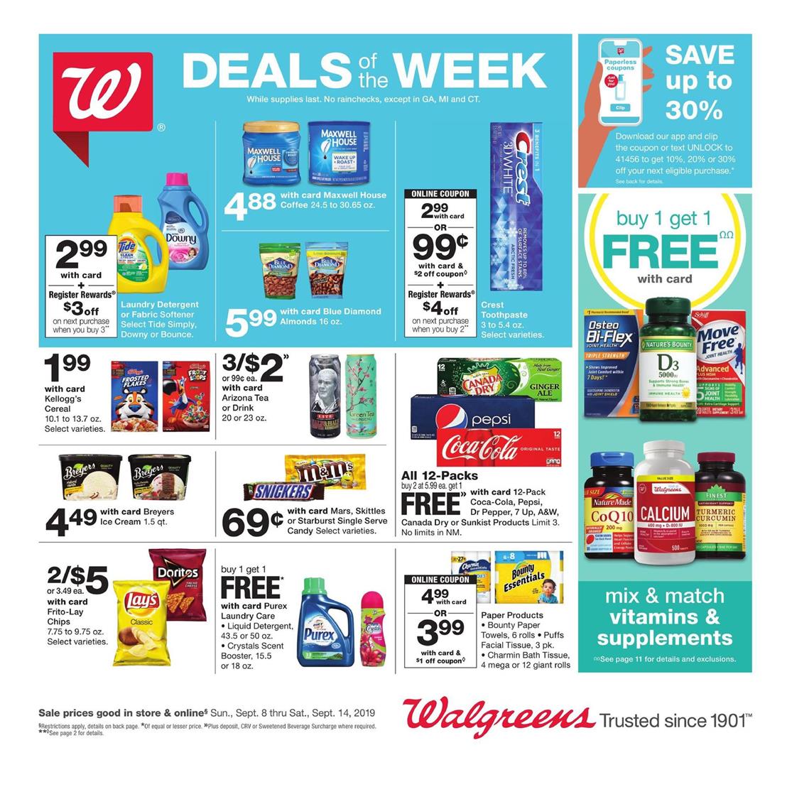 Walgreens Weekly Ad Sep 8 - 14, 2019 - WeeklyAds2