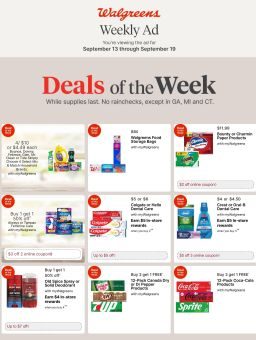 Walgreens Weekly Ad September 13 - 19, 2026