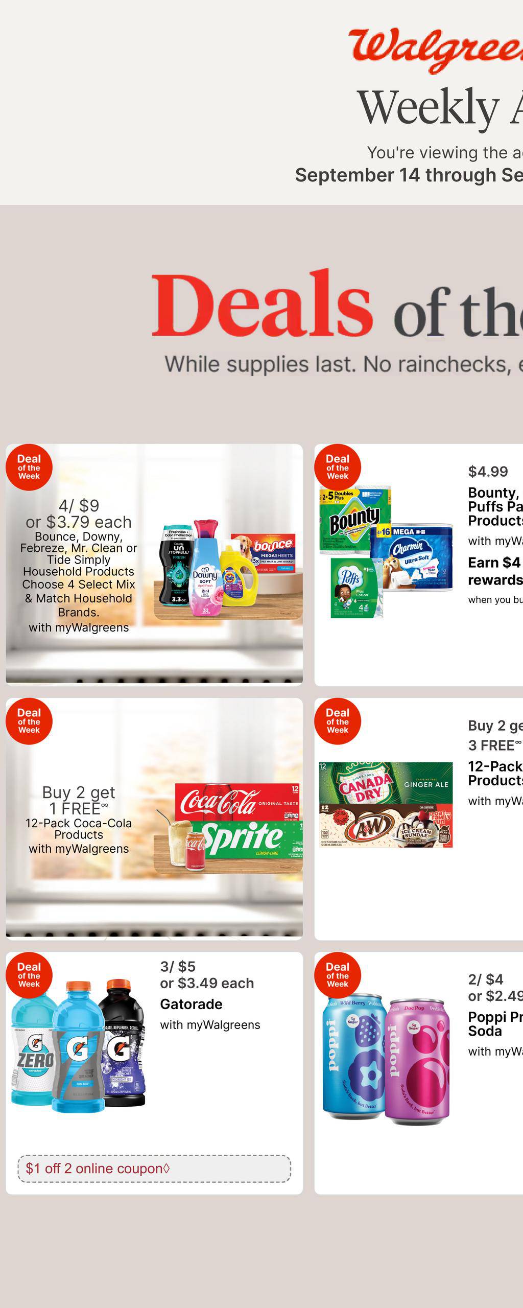 Walgreens Weekly Ad September 14 - 20, 2025 | WeeklyAds2