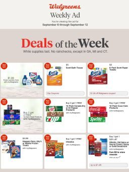 Walgreens Weekly Ad September 6 - 12, 2026