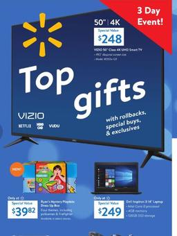 Walmart Ad 3-Day Event Nov 8 - 10, 2019