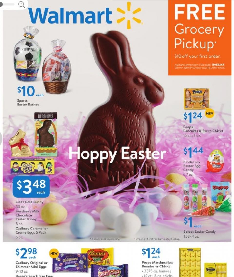 Walmart Ad Easter Apr 14 20, 2019 WeeklyAds2