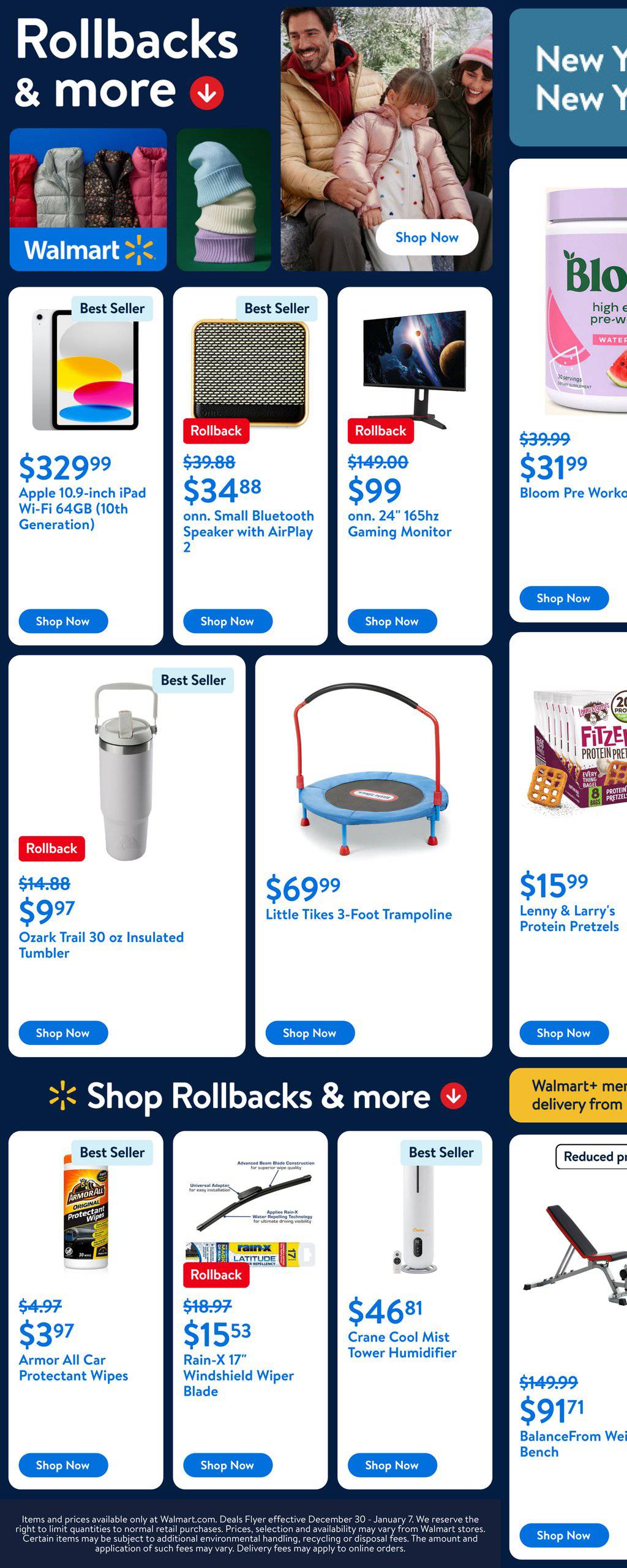 Walmart Ad Flyer December 30, 2024 January 1, 2025 WeeklyAds2