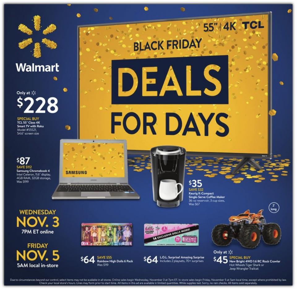 Walmart Black Friday Deals for Days Nov 3 5, 2021 WeeklyAds2