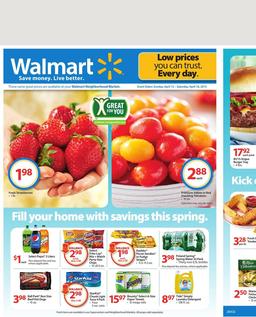 Walmart Simple Meals Weekly Ad 12th April 2015