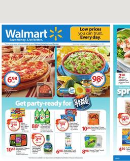 Walmart Spring Meals and Entertainment Products March 2015