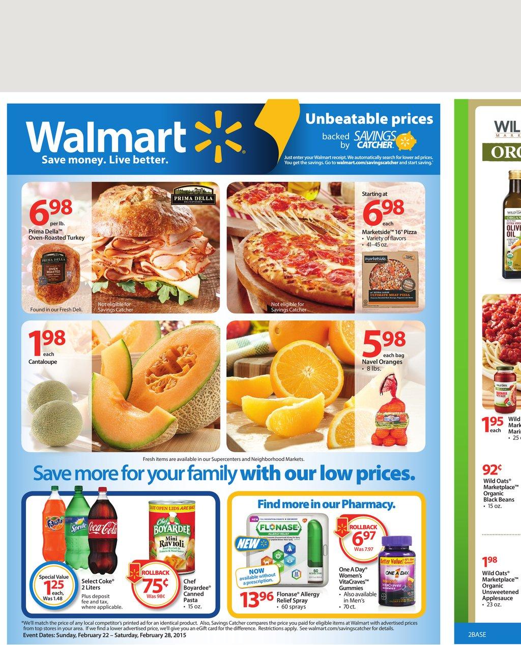 Walmart Weekly Ad Simple Meals February 2015 - WeeklyAds2