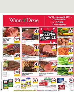 Winn Dixie Ad Christmas 2015